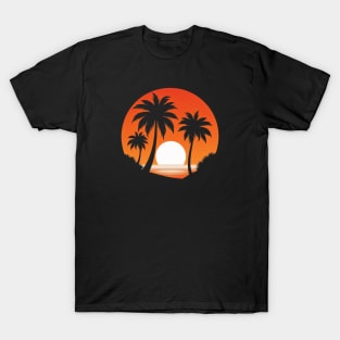 Palm Tree Sunset T-Shirt